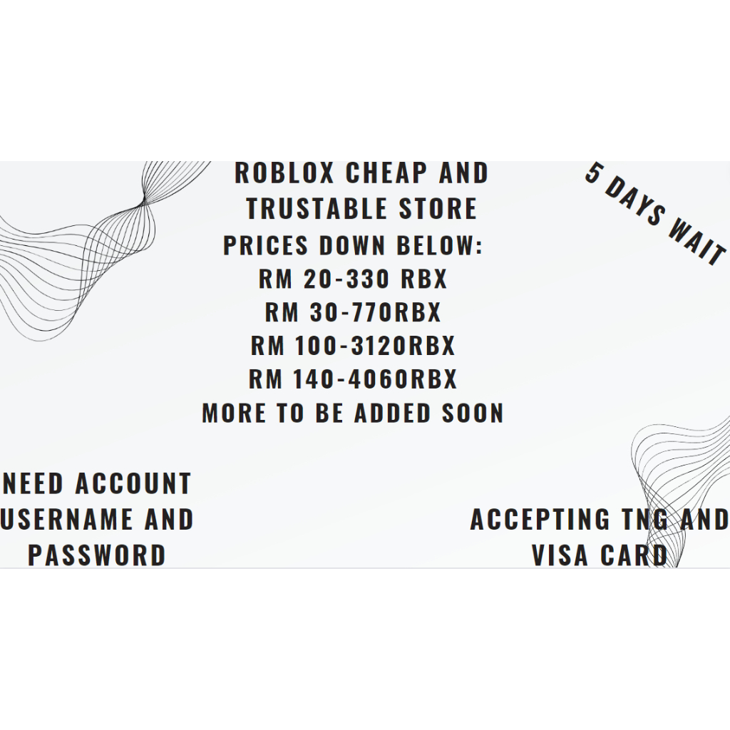 Cheap Robux and Trustable Store | Shopee Malaysia