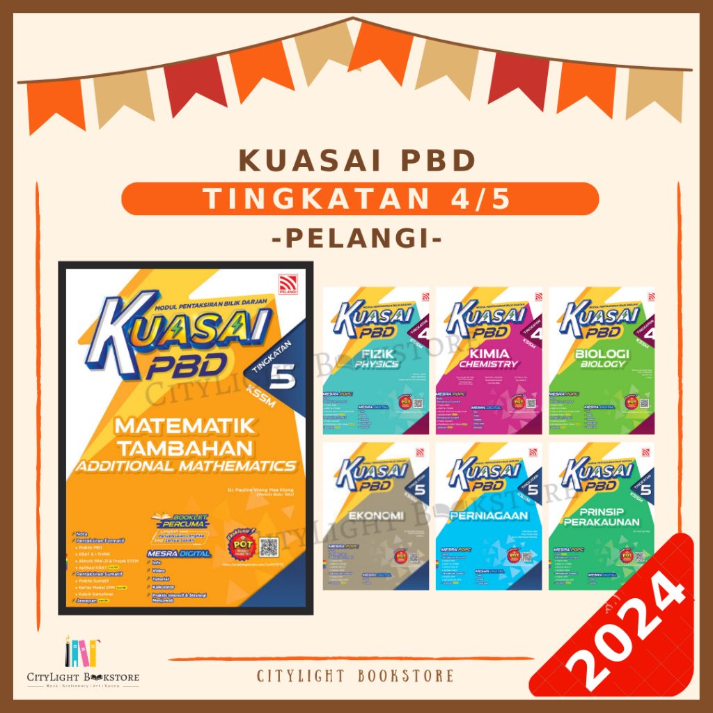 [CITYLIGHT] Buku Latihan 2024: Kuasai PBD KSSM Tingkatan 4 / 5 ...