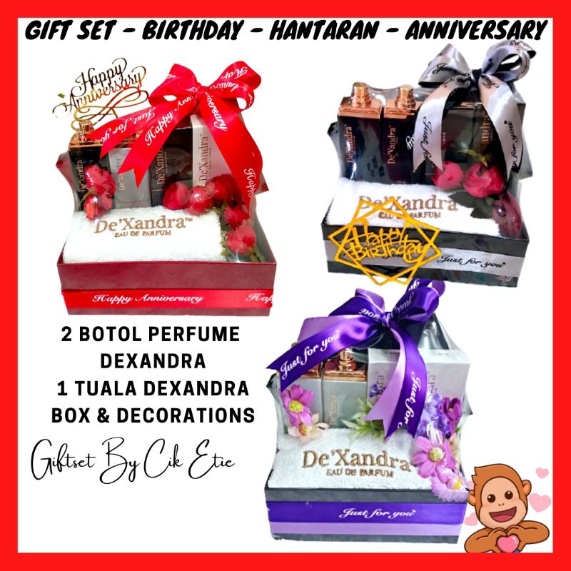 DEXANDRA PERFUME GIFT SET HANTARAN / SUPRISE BIRTHDAY GIFT