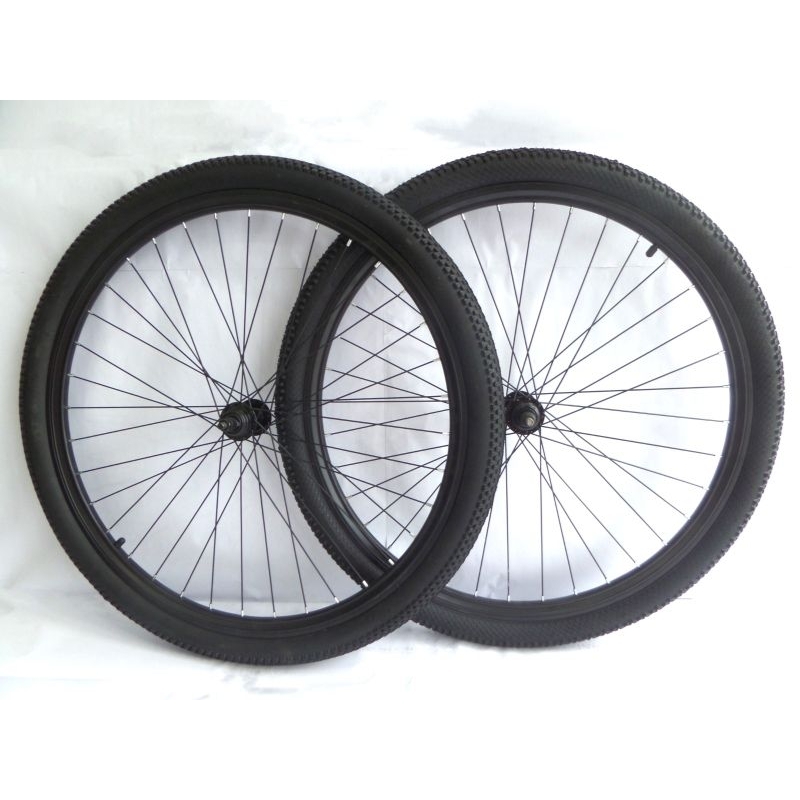 27.5 Alloy wheel set complete with rim set, tyres and tube | Shopee ...