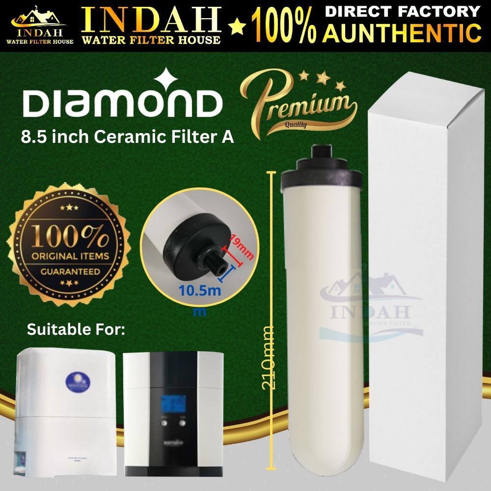 Diamond Ceramic Water Filter A Replacement Filter Cartridge Penapis Air ...