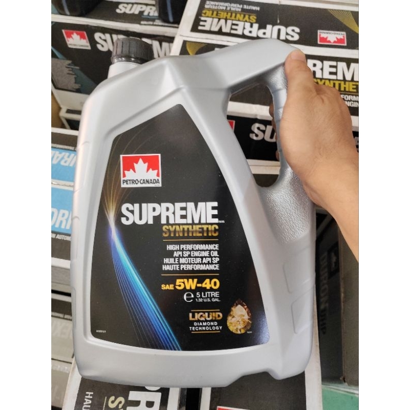 Petro-Canada SUPREMET™ Synthetic SAE 5W40 SP fully synthetic engine oil ...