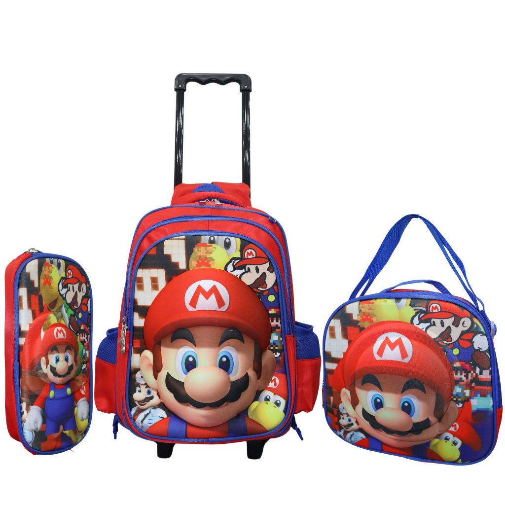 Beg Cartoon / Beg Roda / Beg Trolley Sekolah Tadika / Sekolah Rendah ...