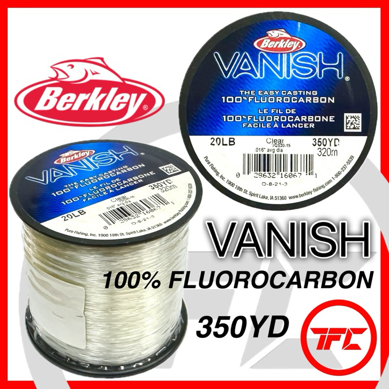 Berkley Vanish 100% Fluorocarbon Leader 350YDR