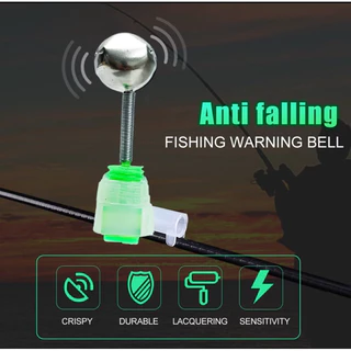 10Pcs/Set Twin Spiral Bells Fishing Bite Alarms Fishing Rod Bell Rod  Outdoor Night Carp Fishing
