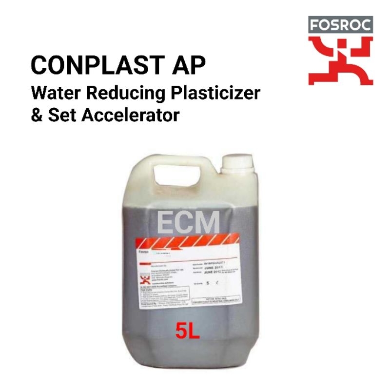 FOSROC CONPLAST AP (5L) The Water Reducing Plasticizer And Set ...