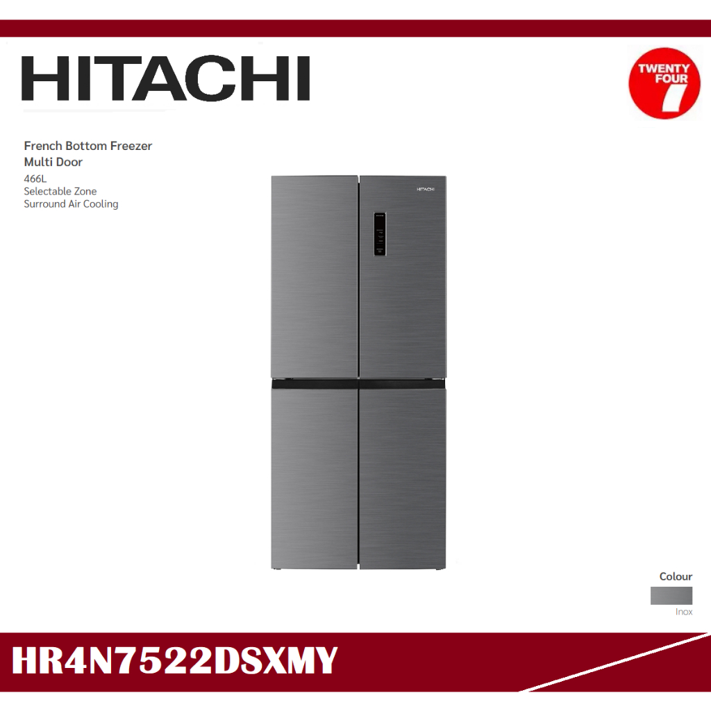 [ Delivered by Seller ] HITACHI 4 Door French Bottom Refrigerator ...
