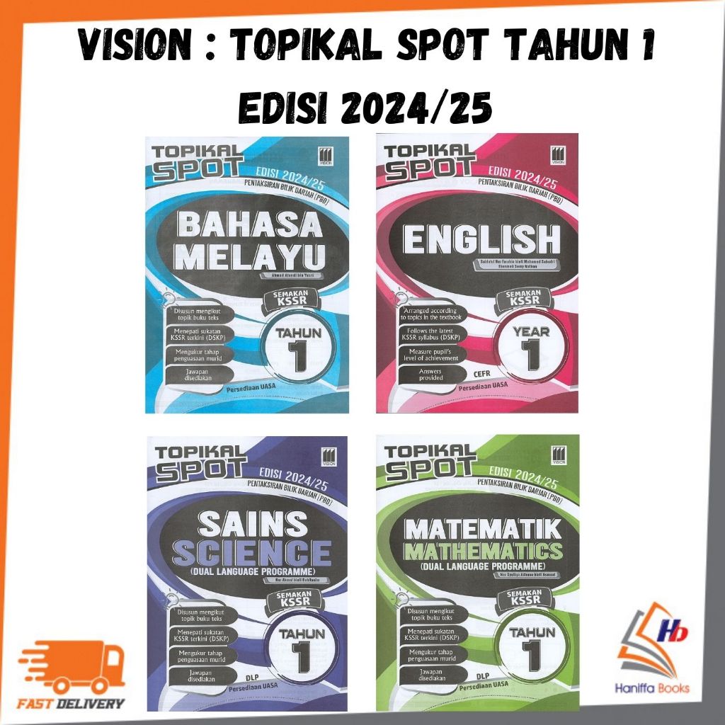 VISION : TOPIKAL SPOT PBD EDISI 2024/25 TAHUN 1 | Shopee Malaysia