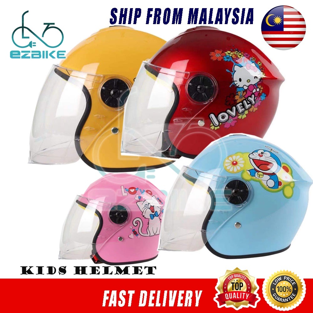 EZBIKE Kids Helmet Equipment Motorcycle Safety Protector Riding Full ...