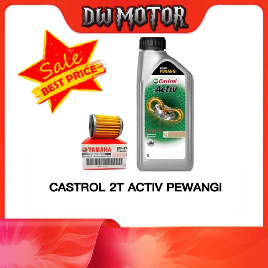 CASTROL 2T ACTIV ESSENTIAL 1L OIL | Shopee Malaysia