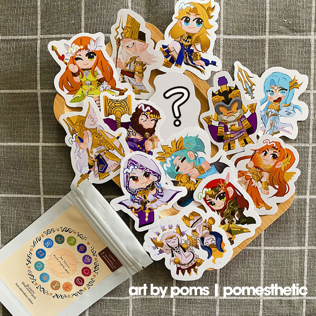 Final Fantasy XIV The Twelves Blind/Gacha Sticker Pack - poms | Shopee ...