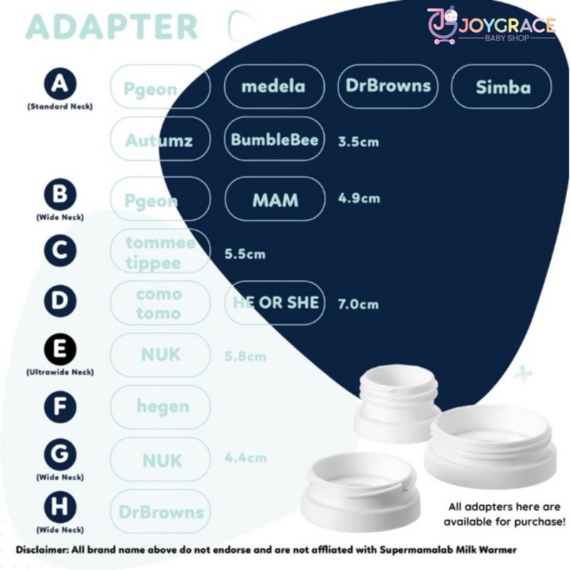 SHIP IN 24HRS‼️Supermama Portable Milk Warmer Adaptor Adapter | Pigeon ...