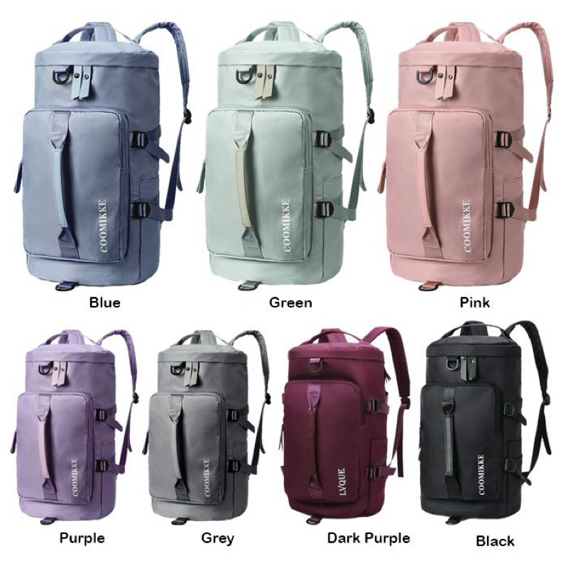 New Fashion Large Capacity Sport Fitness Travel Bag Backpack 大容量旅行手提双肩 ...