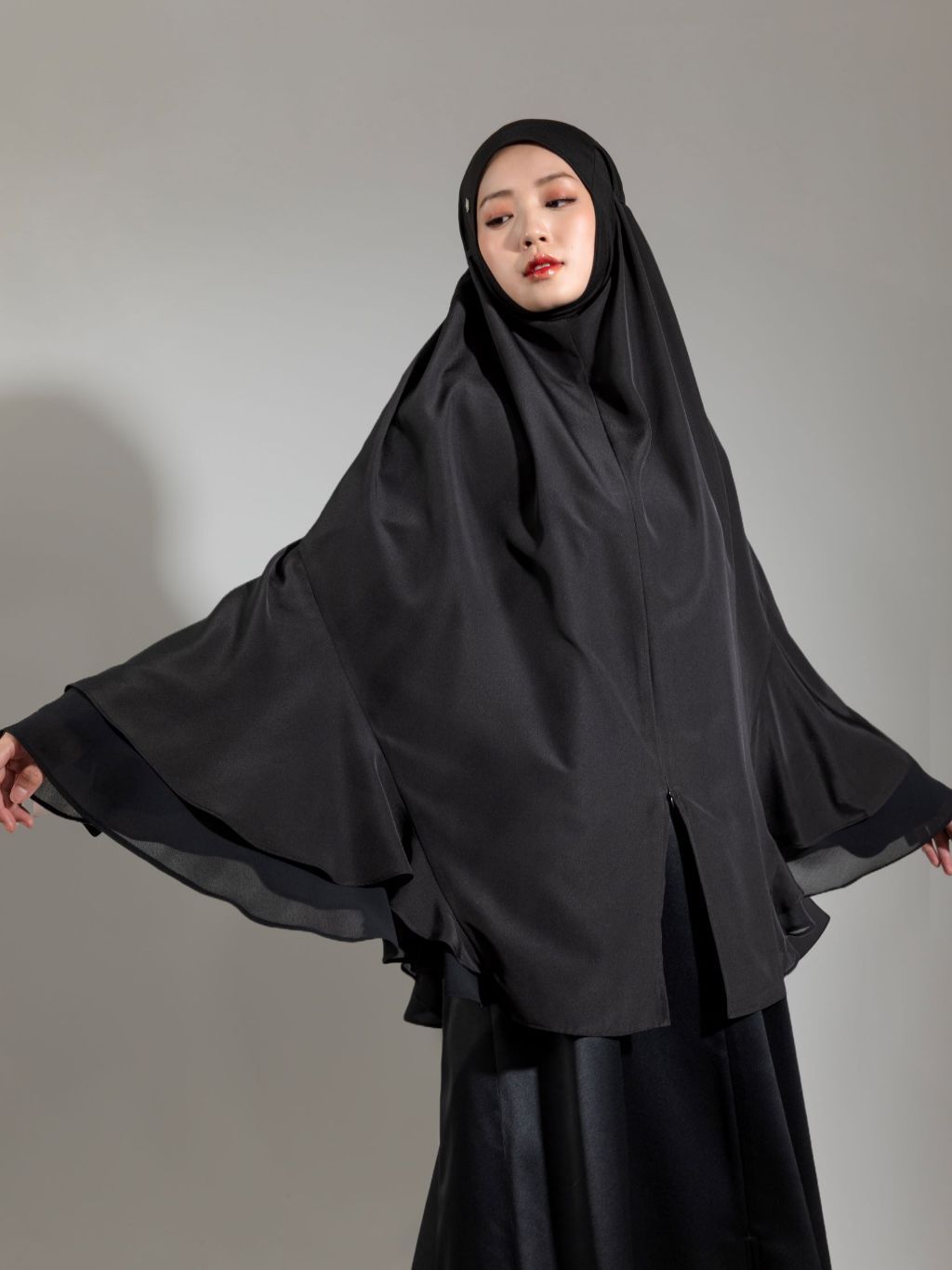 Mini Telekung ARJANA Lily in Black | Shopee Malaysia
