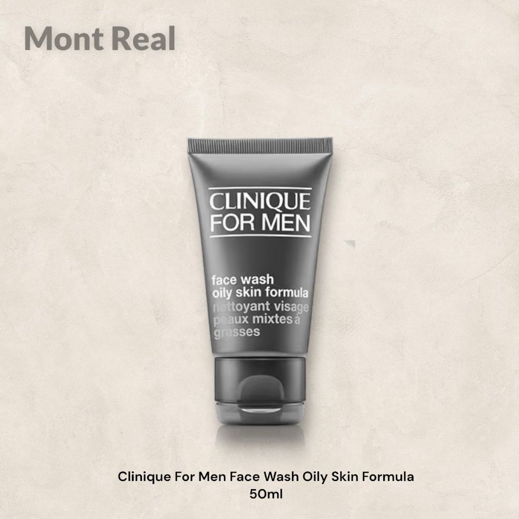 MONT REAL Cliniq's For Men Face Wash Oily Skin Formula NEW 50ml
