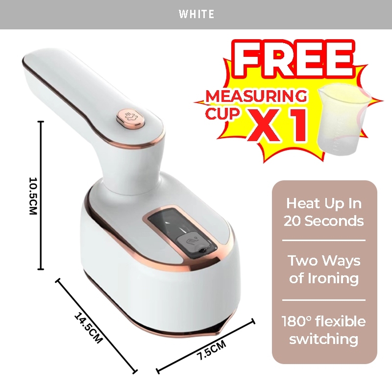 Panasonic HX 6198 steam iron Mini Handheld Portable Rotatable household travel 1000W steamer iron ironing seterika baju Shopee Malaysia