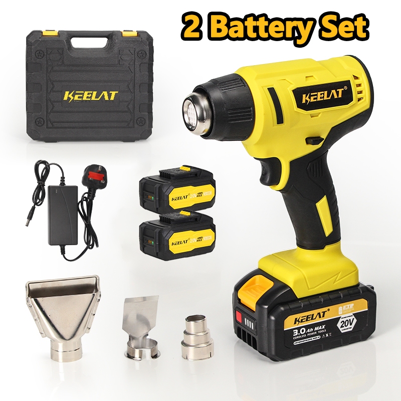 Keelat Kchg Cordless Heat Gun Handheld Electric Hot Air Gun Machine With Rechargeable Lithium