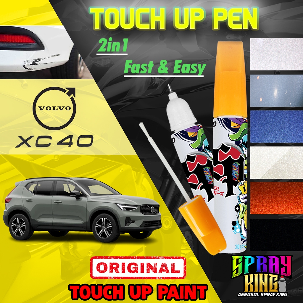 Volvo 466 Barents Blue Touch Up Paint Pen & Brush – 20ml Scratch Repair Kit