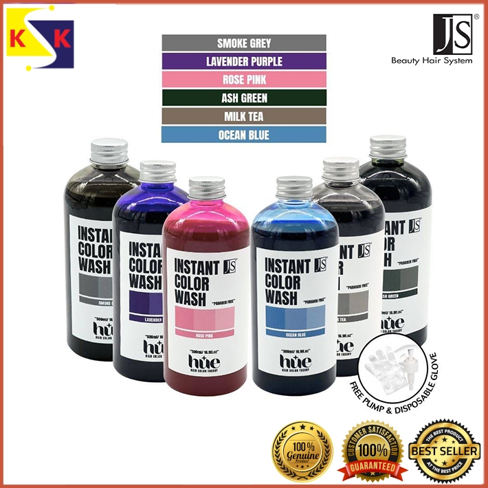 JS HUE INSTANT COLOR WASH SHAMPOO (J40) - 500ML | Shopee Malaysia