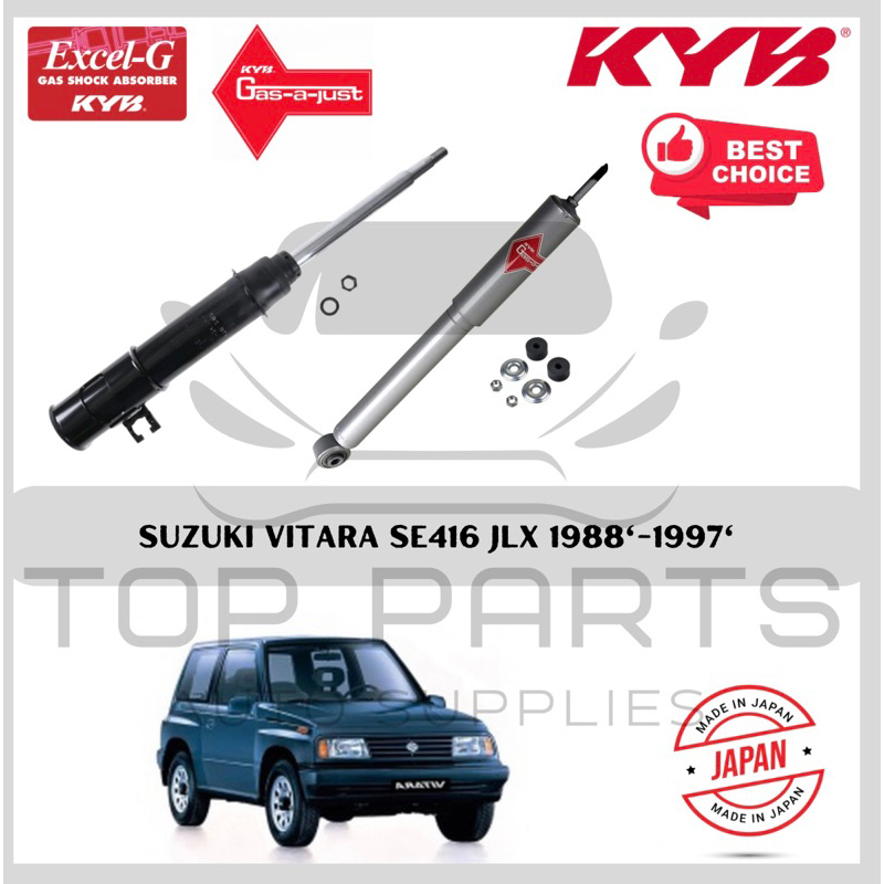 KYB JAPAN SUZUKI VITARA SE416 JLX 1988-1997 KAYABA FRONT/ REAR ABSORBER ...