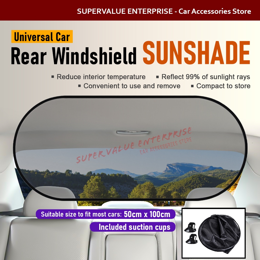 Car Sunshade Cover Mesh Car Rear Windshield Window Protector Shield ...