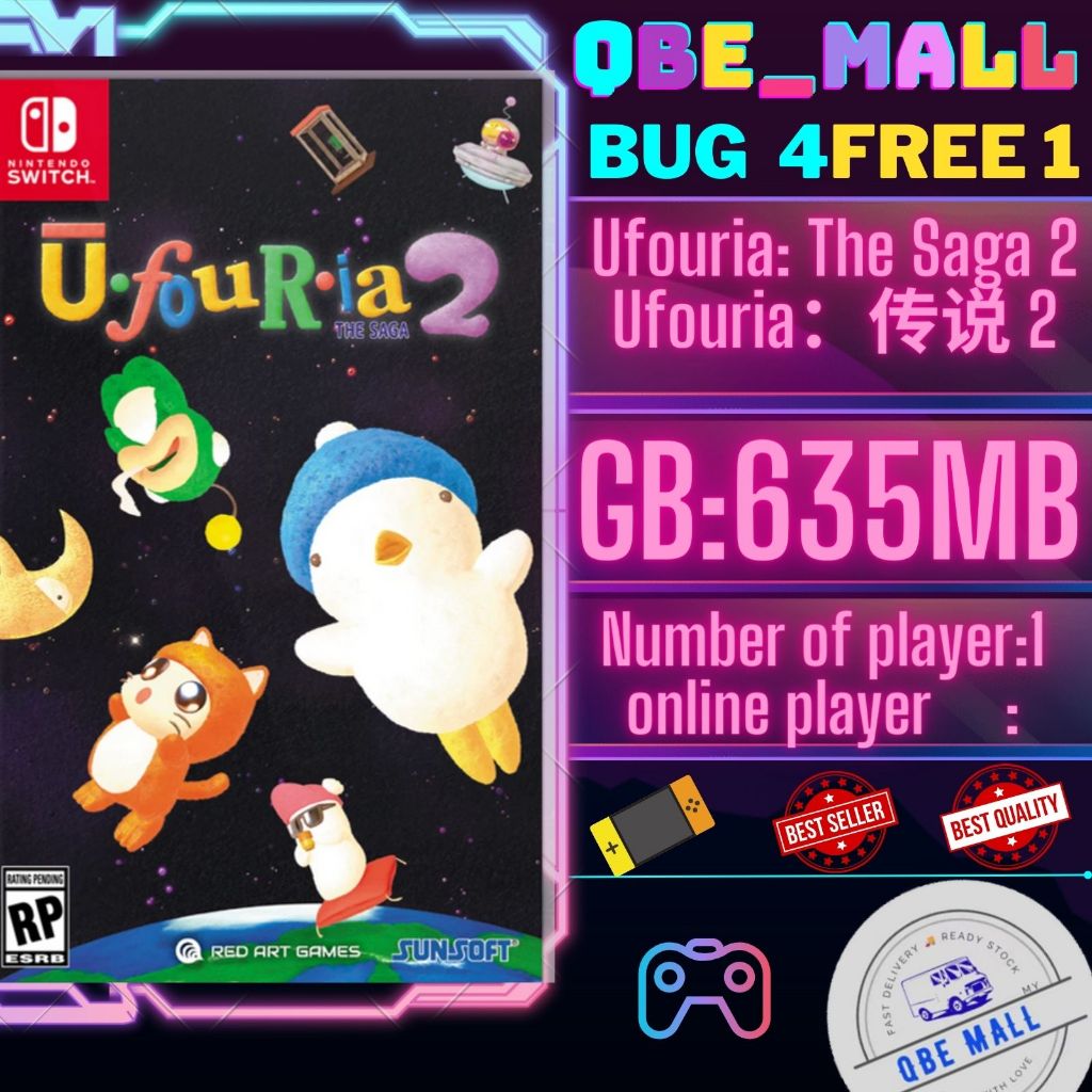 Ufouria: The Saga 2 PS5 – Neuf Sous Blister – Édition Red Art Games