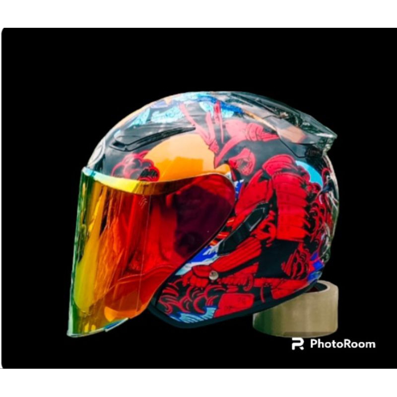 Helmet Design Samurai R1 Original | Shopee Malaysia