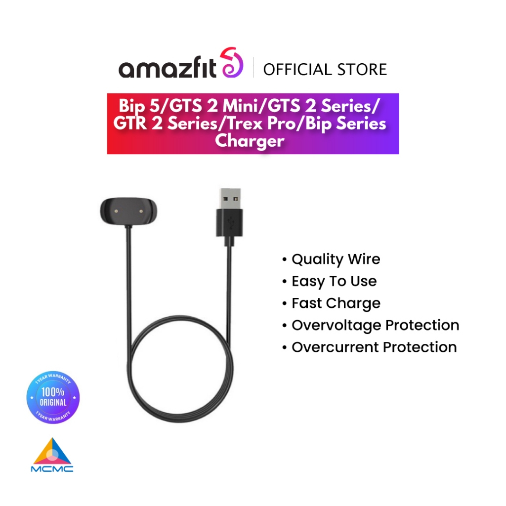 Yaekea Caricatore Per Amazfit GTS 4 Mini/2/2e/2 Mini,Bip 5,Bip 3/U Pro,GTR 2 /2e,GTR Mini,T-REX Pro,3.3Ft USB Cavo Di Ricarica Di Ricambio Per Pop,Zepp E/Z,Active/Active Edge Smartwatch - Foto 3
