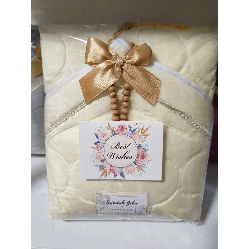 Sejadah Shape GIFT SET EKSKLUSIF Tebal Gebu +FreeCustomWish | Shopee ...