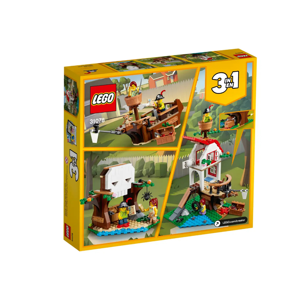 BrickMonster Lego 31078 Creator 3in1 Treehouse Treasures Shopee Malaysia