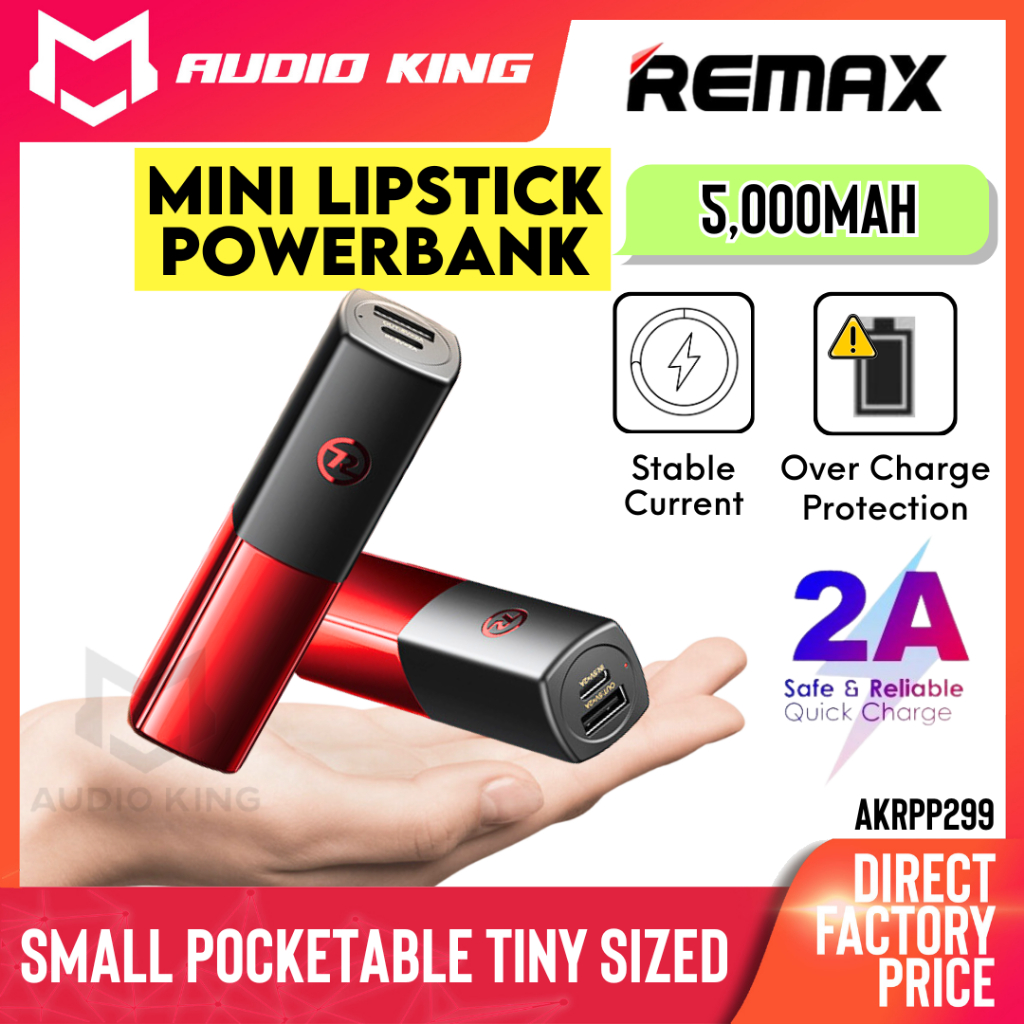 REMAX Mini Capsule Powerbank Original Portable For Flight Travel ...