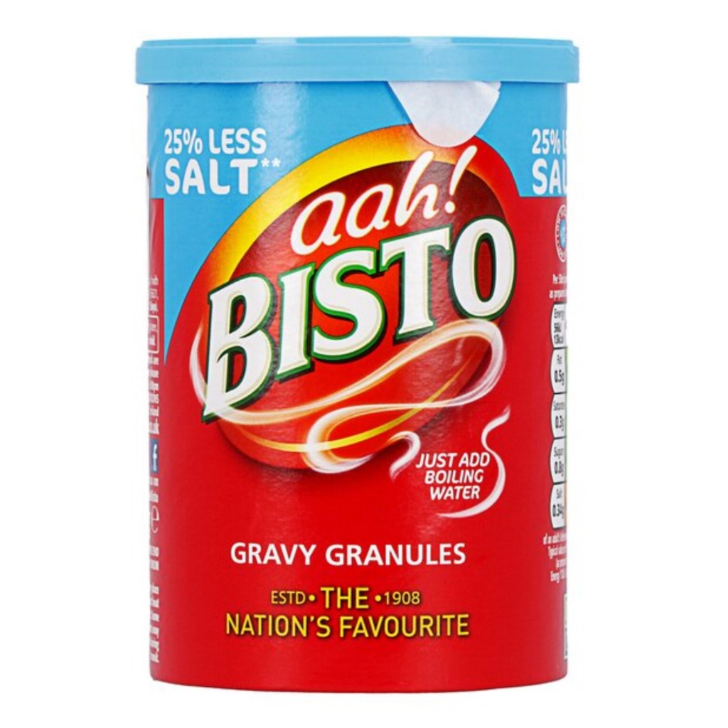 Aah Bisto Gravy Granules (Original 25 Less or Reduced Salt), 170g
