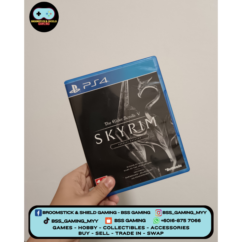 [USED] PS4 Game - The Elder Scrolls V: Skyrim Special Edition | Shopee ...