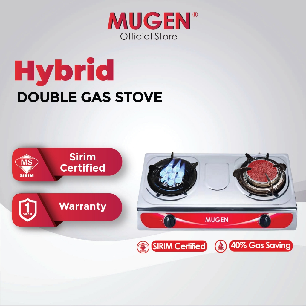 MUGEN Hybrid Stainless Steel Gas Stove (MHC2088A) Shopee Malaysia