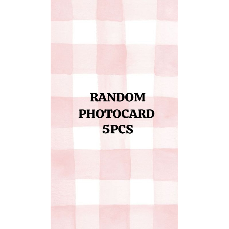 Random photocard 5pcs | Shopee Malaysia