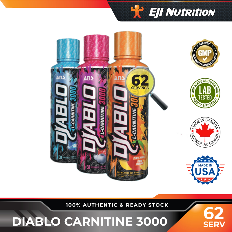 ANS Performance Diablo Carnitine 3000, 62 Servings | Shopee Malaysia