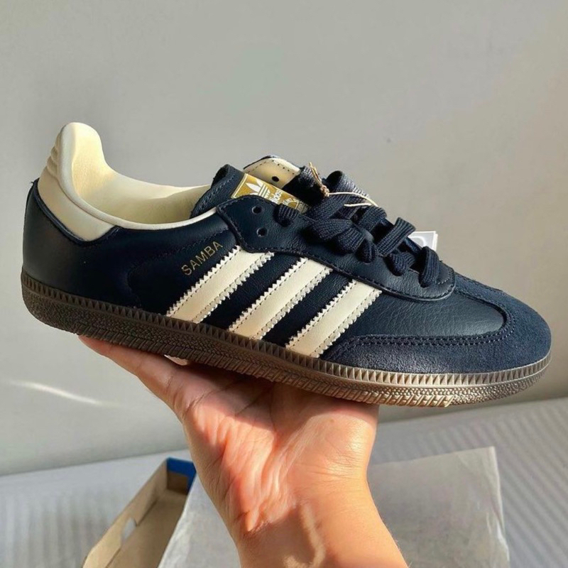 Adidas Originals Samba (Navy) OG Lace-Up Sneakers (PRE ORDER) | Shopee ...