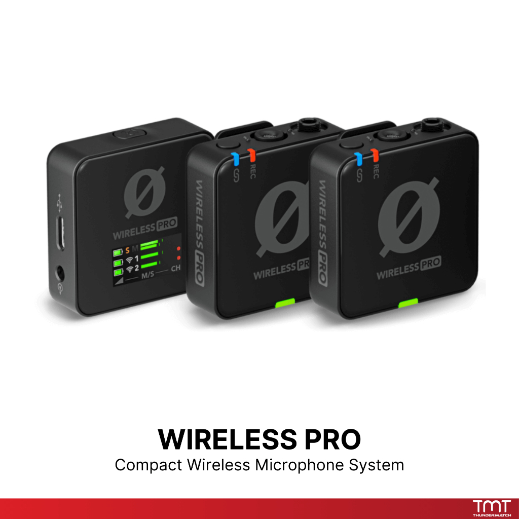 Rode Wireless PRO Compact Wireless Microphone System with Timecode, 32 ...