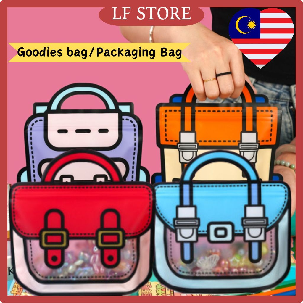 Birthday Party backpack gift bag candy School Bag Zip lock Zipper Bag