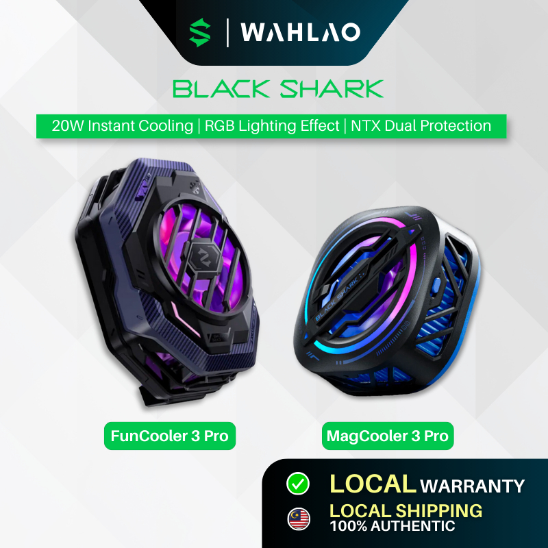 Black Shark FunCooler 3 Pro | Magcooler 3 Pro Fan Cooling RGB USB-C Fun