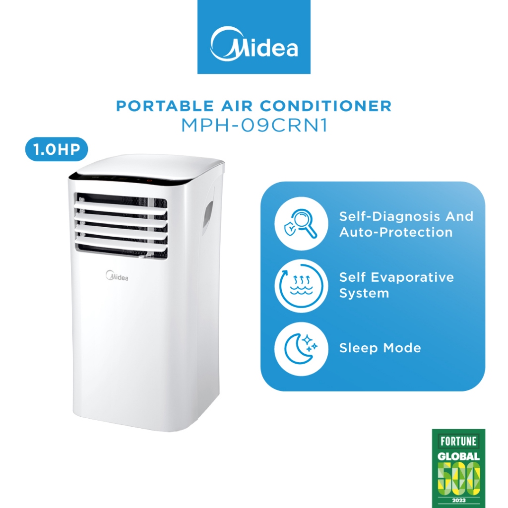 Midea MPH09CRN1 1.0HP Portable Air Conditioner / Aircond / Air Cond