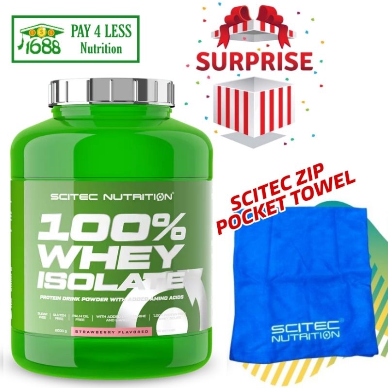 (SUIT FOR CUTTING & LACTOSE INTOLERANCE) Scitec Nutrition 100 Whey