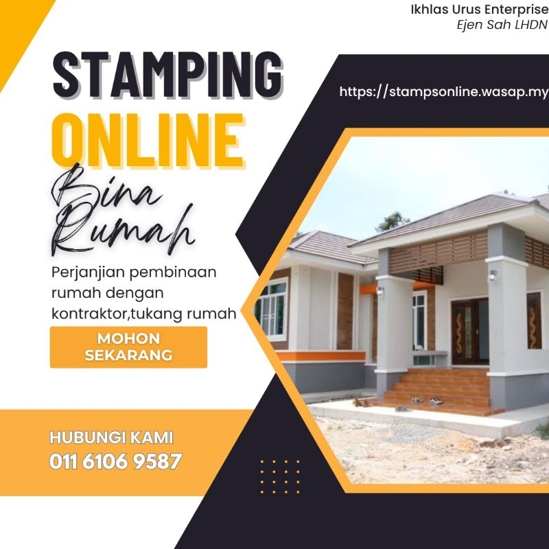 Mati Setem(Stamping) Online Perjanjian Bina Rumah | Shopee Malaysia