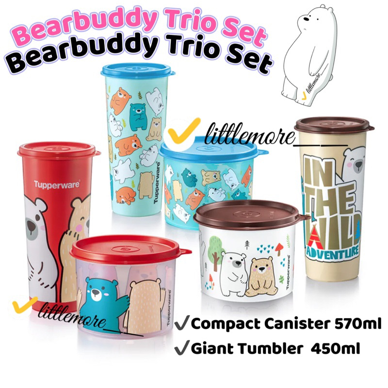 Tupperware Bearbuddy Set (2pcs) | Shopee Malaysia