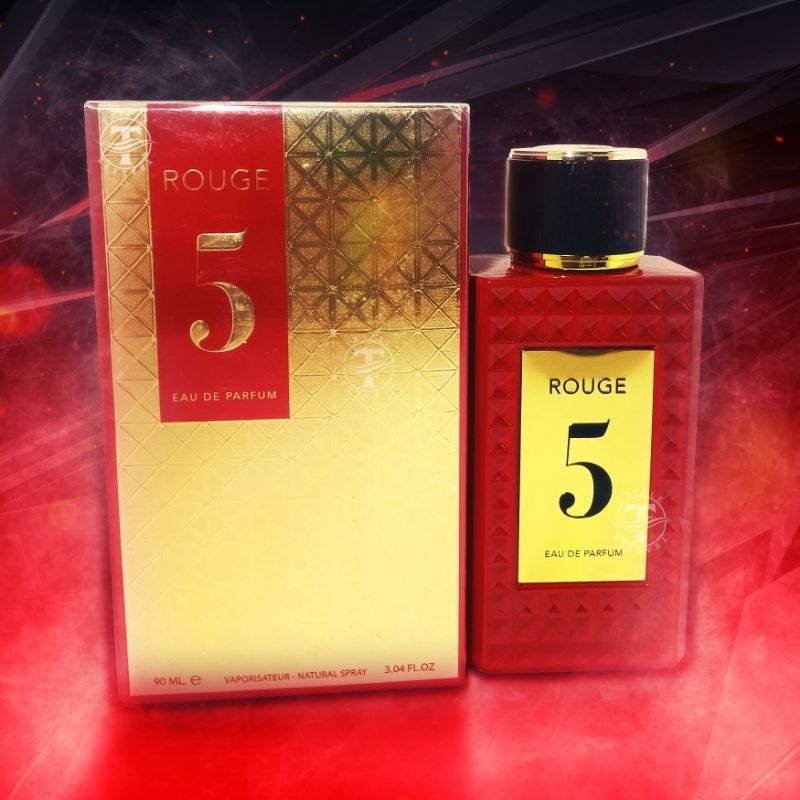 ROUGE 5 FRAGRANCE WORLD EDP 90ML ( DUPE R0SEND0 MATEU NO. 5) NIB ...