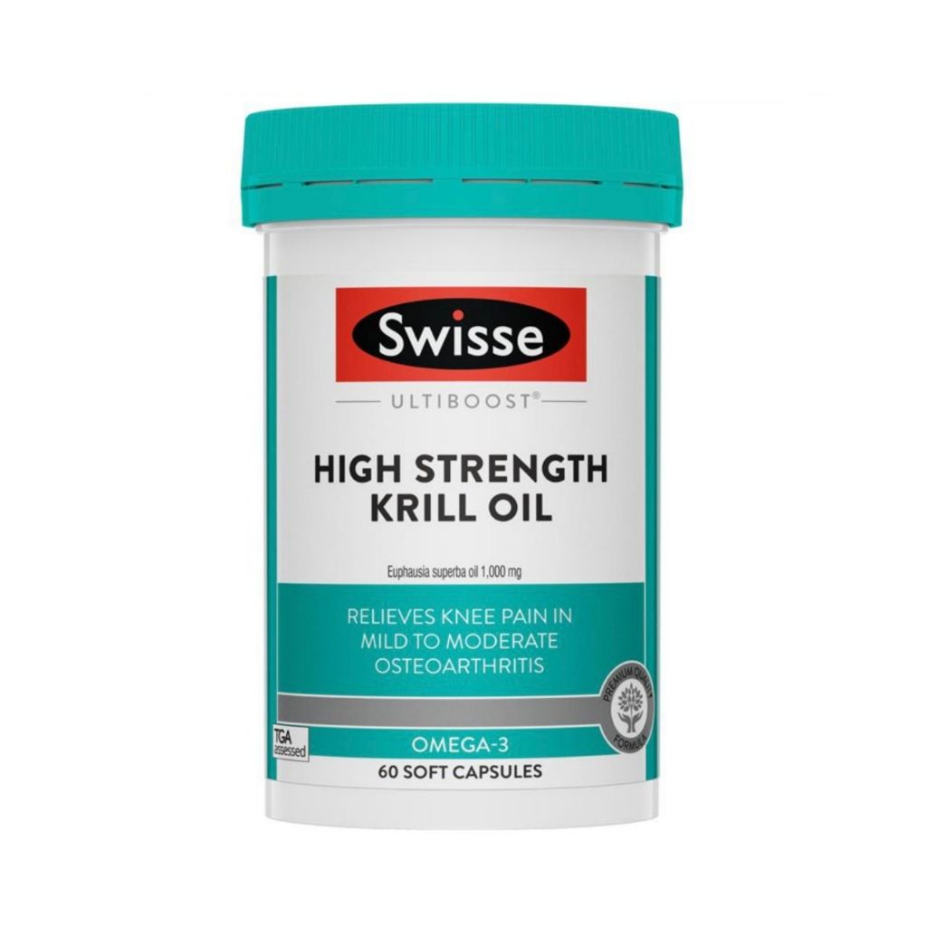 Swisse Deep Sea Krill Oil 1000mg 60 Capsules Exclusive Size | Shopee ...