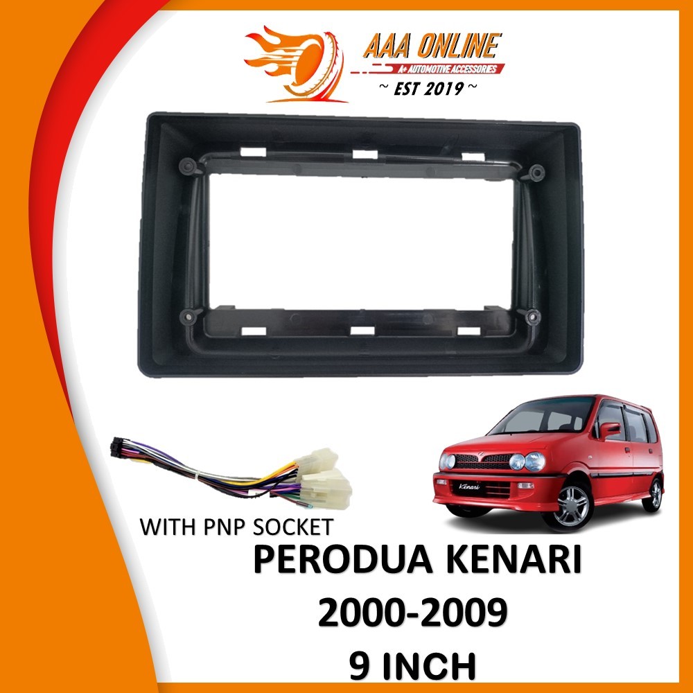 Android Player Casing 9'' Perodua Kenari 2000-2009 Black (WIth PNP ...