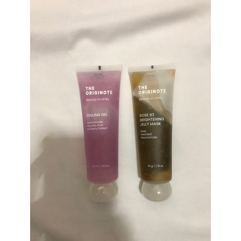 The Originote Peeling gel + Jelly mask (used) | Shopee Malaysia