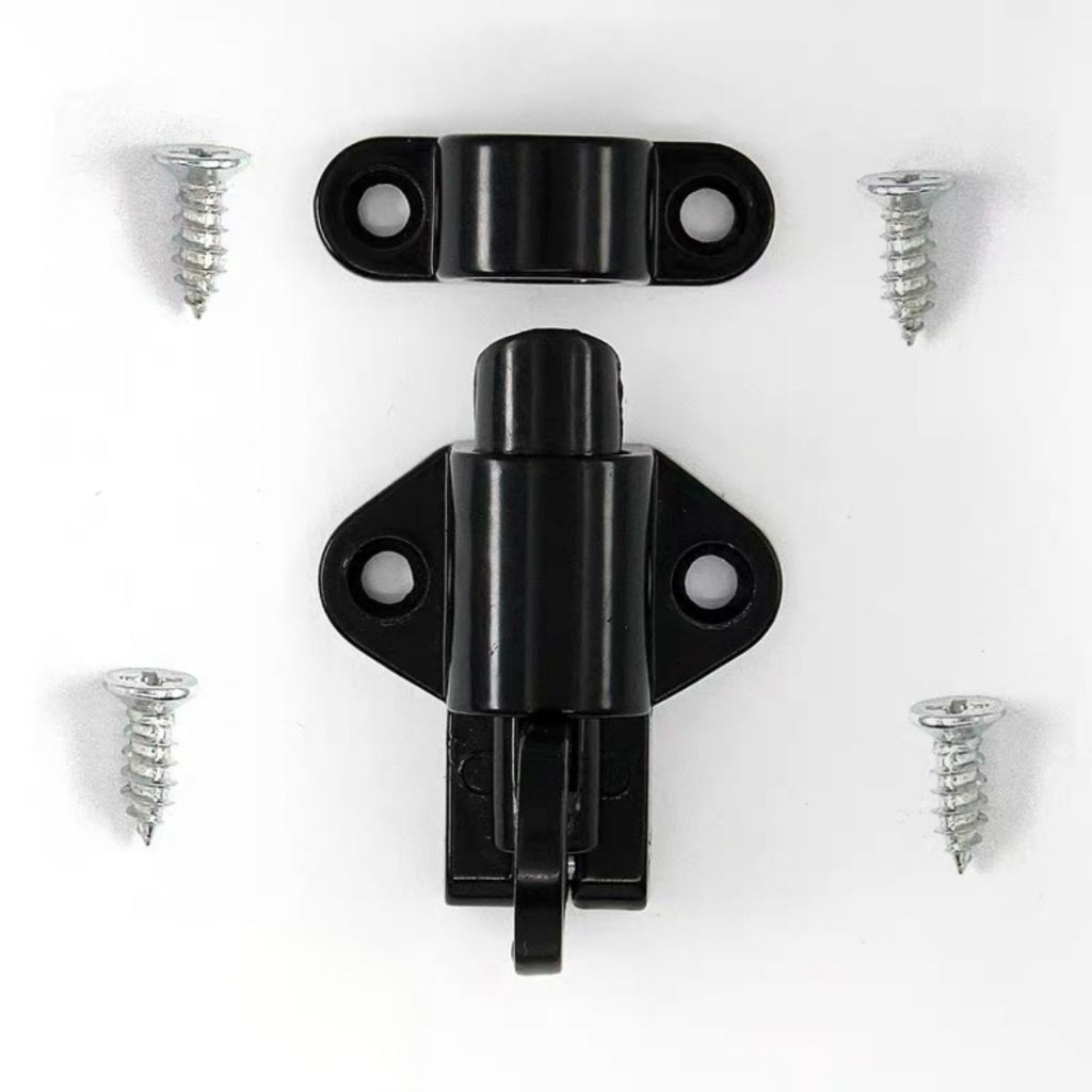 Biking Gloves Women Self-Closing Spring Latches 2-Pack - Black Aluminum ...