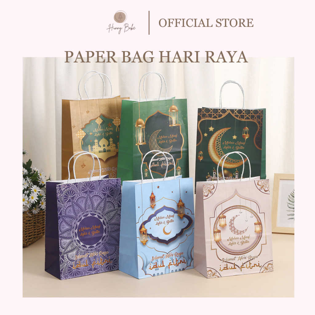 Hari Raya Paper Bag For Festival Celebration Doorgift Packaging Beg ...